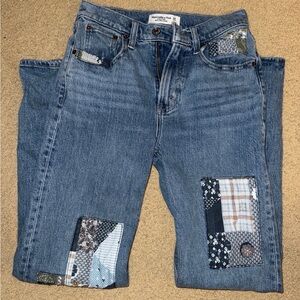 Abercrombie & Fitch High Rise Blue Denim